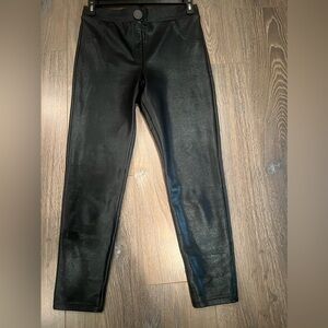 Zara pull on faux leather leggings